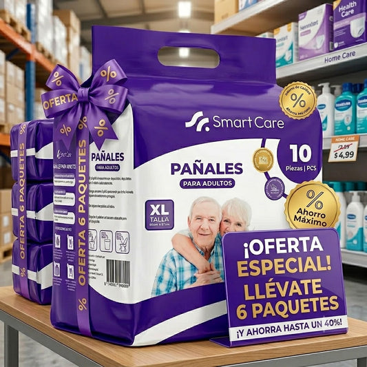 Pants Ropa Interior Desechable XL / XG - 6 Paquetes. Smart Care
