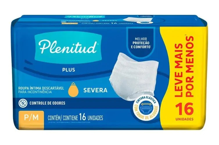 Pants Plenitud Plus Ropa Interior Desechable Talla G/XG 16un