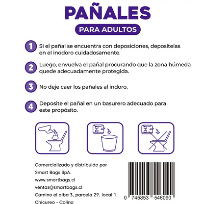 Pants Ropa Interior Desechable XL / XG - Smart Care