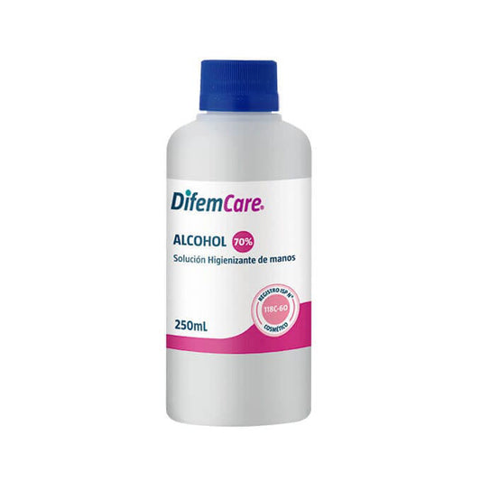 Pack 36 Difem Care Alcohol 70% Solución Higienizante De Manos 250Ml