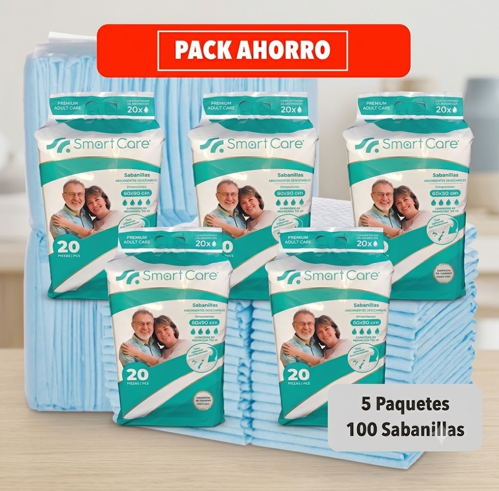 Sabanilla 60x90 cm 5 Paquetes. 100 Sabanillas