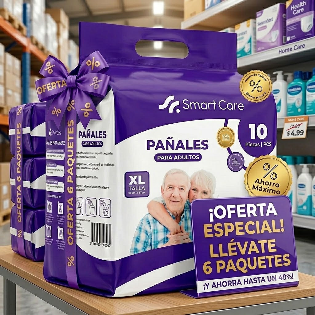 Pants Ropa Interior Desechable XL / XG - 6 Paquetes. Smart Care