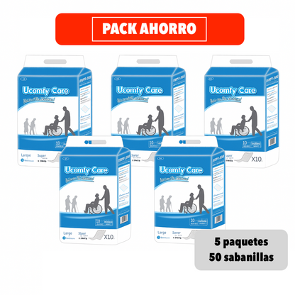 Sabanilla 60x90 cm 5 Paquetes + Regalo