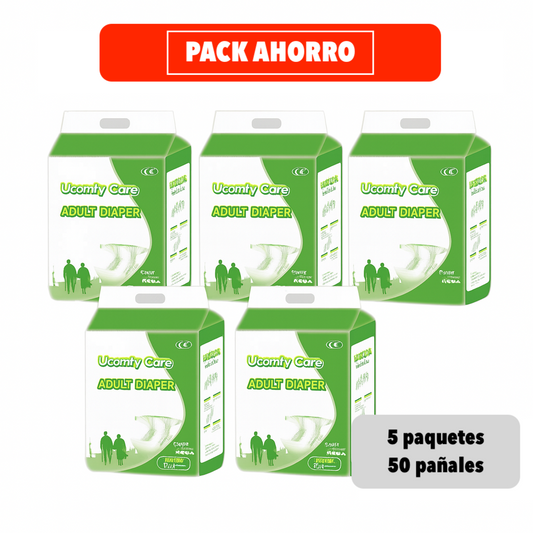 Pañales Adulto Premium L / G - 5 Paquetes + Regalo