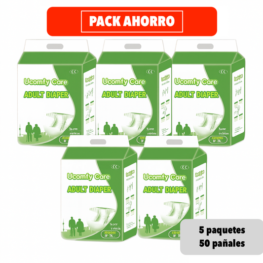 Pañales Adulto Premium XL / XG - 5 Paquetes + Regalo