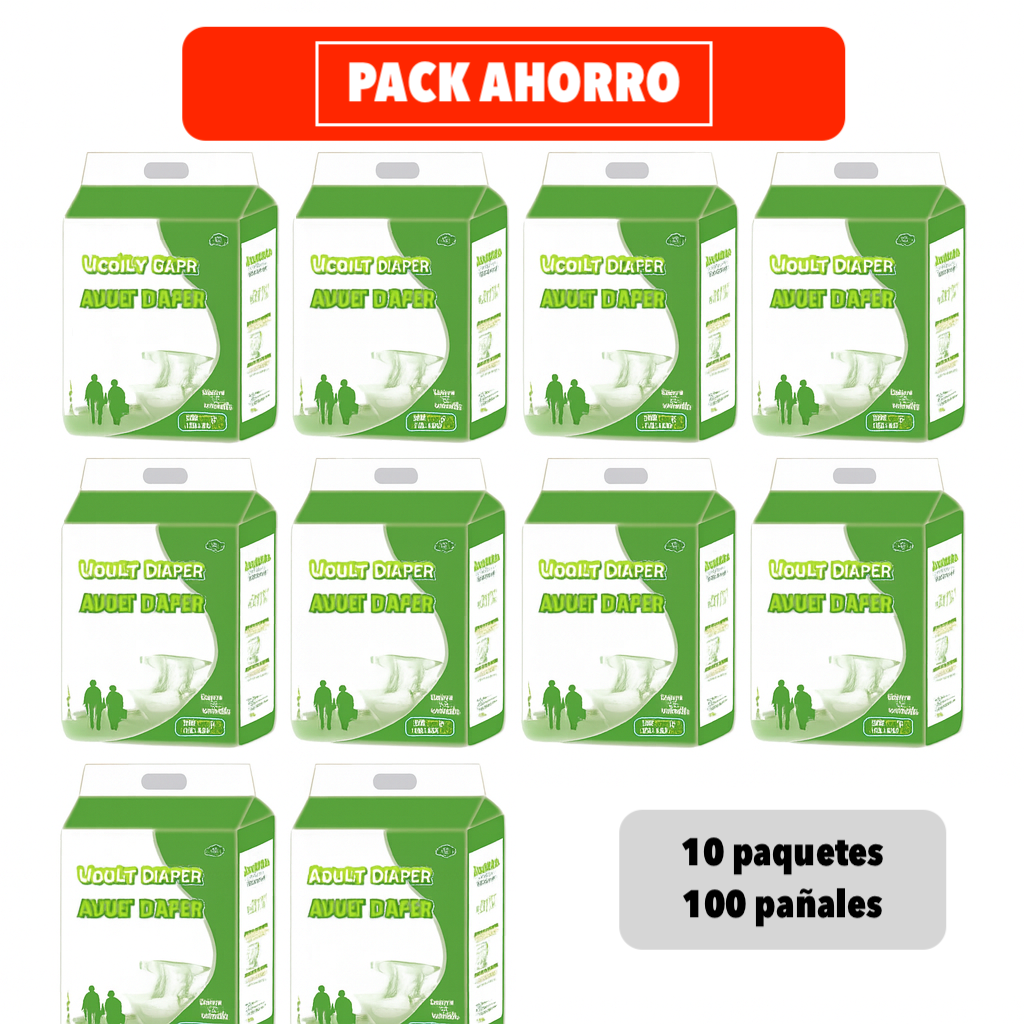Pañales Adulto Premium L / G - 10 Paquetes + Regalo
