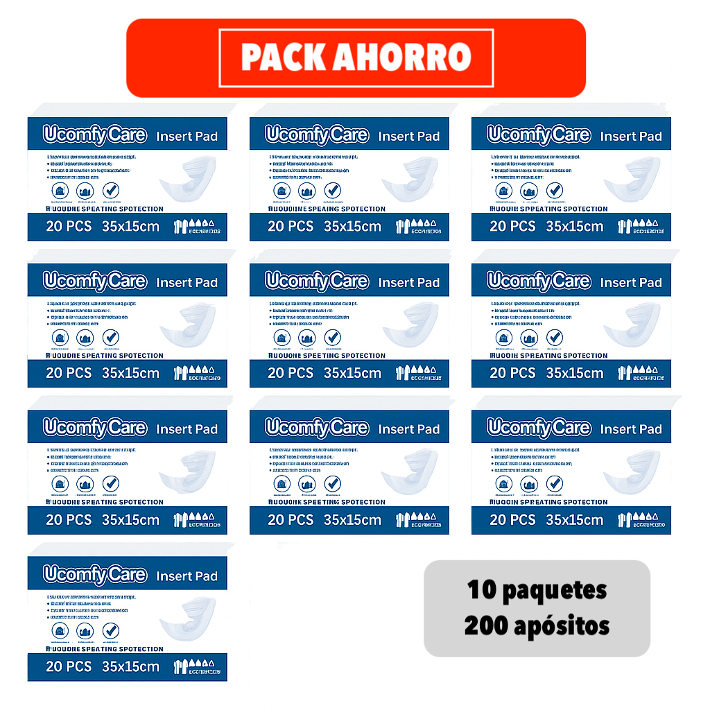 Apósitos - 10 Paquetes + Regalo