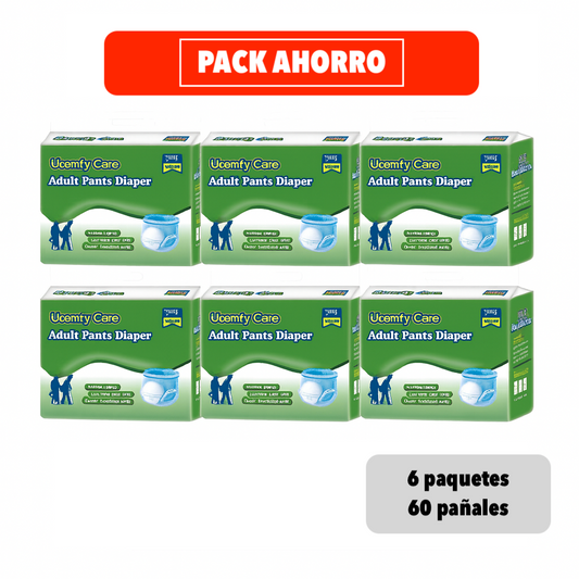 Pants Ropa Interior Desechable M - 6 Paquetes + Regalo