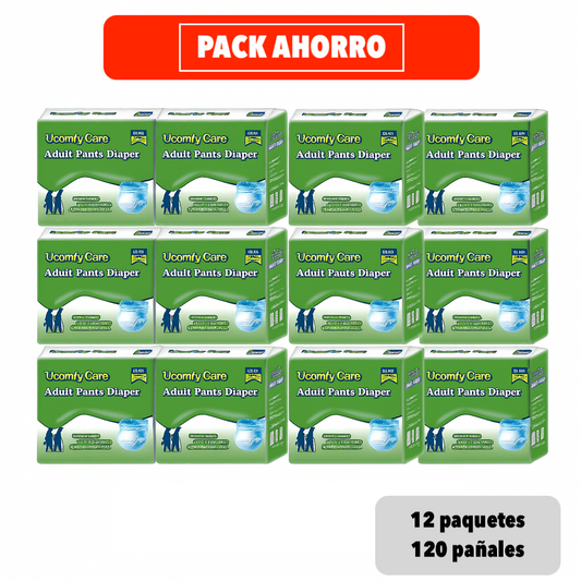 Pants Ropa Interior Desechable M - 12 Paquetes + Regalo