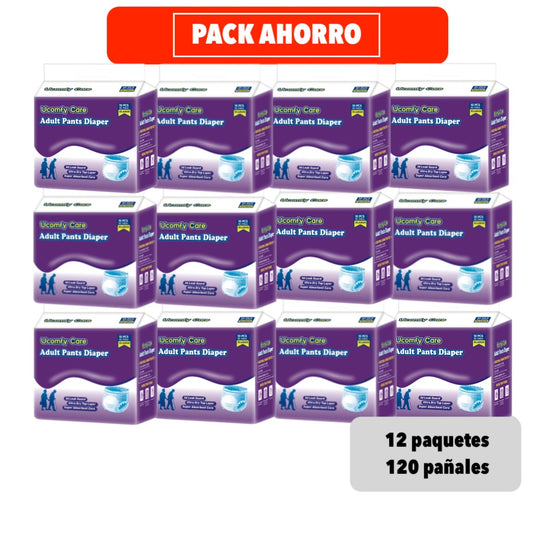 Pants Ropa Interior Desechable XL / XG - 12 Paquetes + Regalo