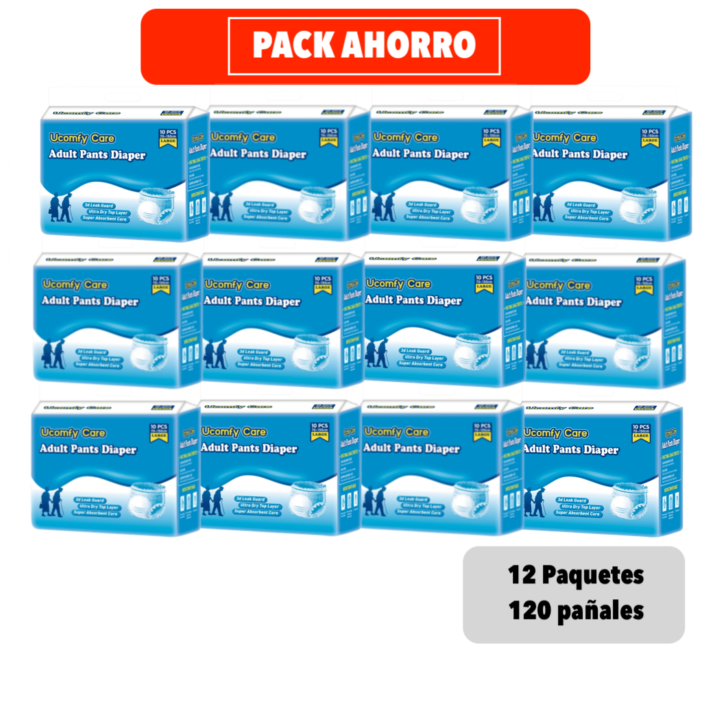 Pants Ropa Interior Desechable L / G - 12 Paquetes + Regalo