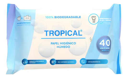 Papel Higiénico Húmedo para WC