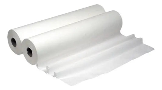 Sabanilla Desechable Simple Hoja 48m Pack 2 unidades Para Camilla