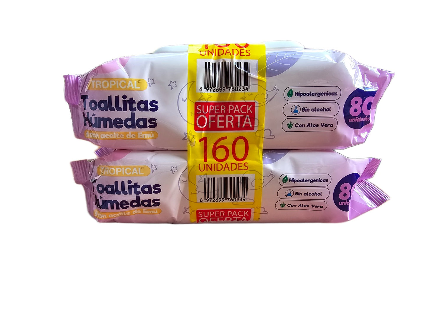 Toallitas Húmedas con Aceite de Emú