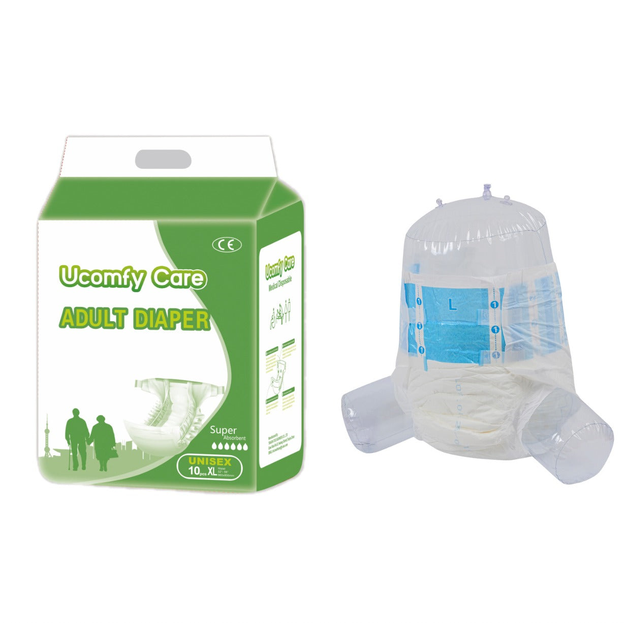 Pañales Adulto Premium XL / XG - 10 Paquetes + Regalo