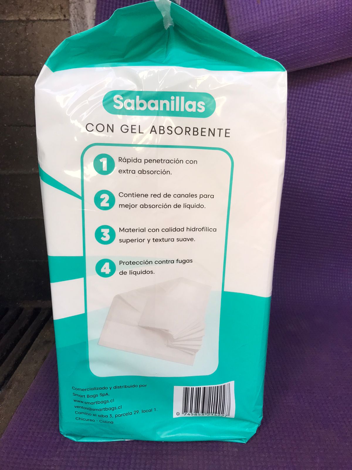 Sabanilla 60x60 cm. 40 unidades