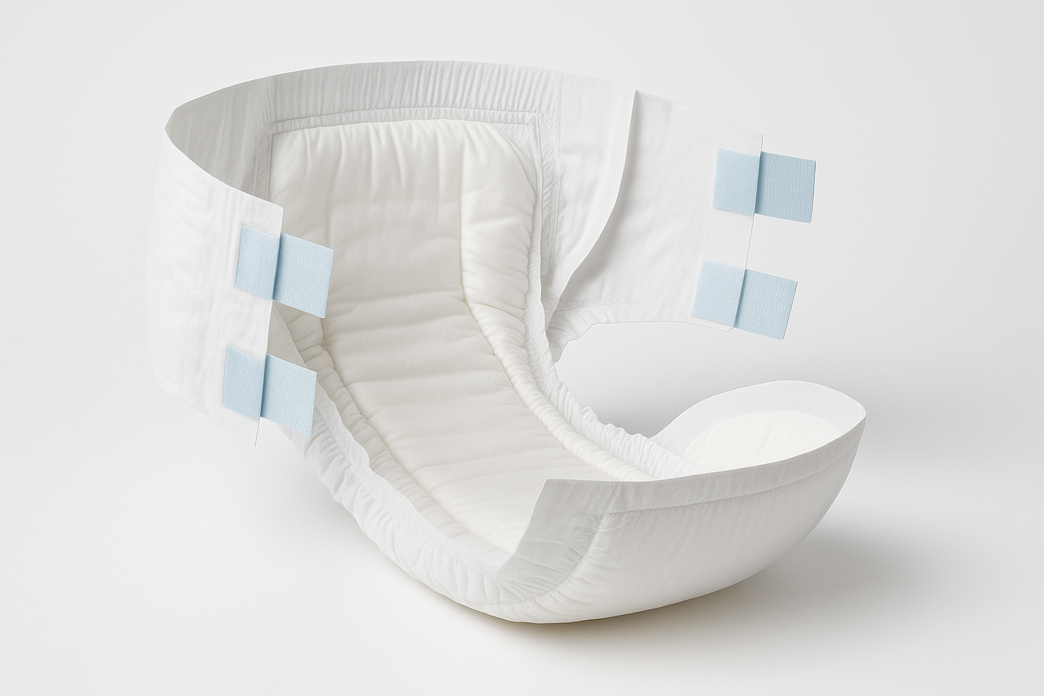 ahora quiero lo mismo pero un tipo de pañal con fijaciones adhesivas