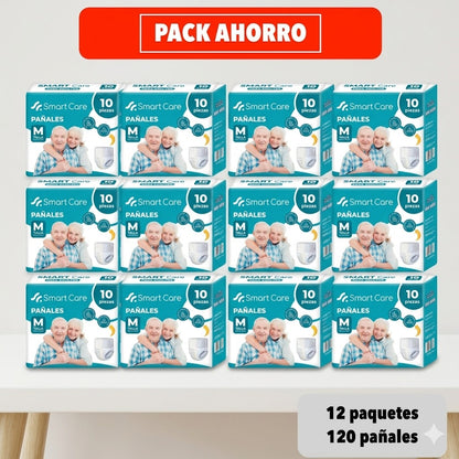 Pants Ropa Interior Desechable M - 12 Paquetes + Regalo