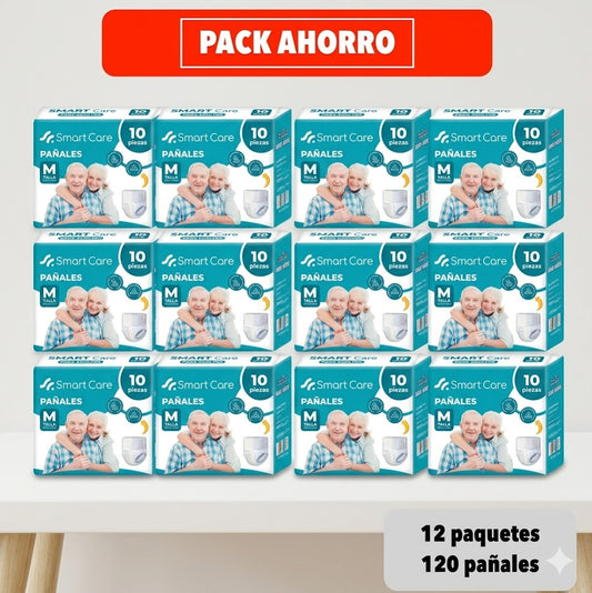 Pants Ropa Interior Desechable M - 12 Paquetes + Regalo